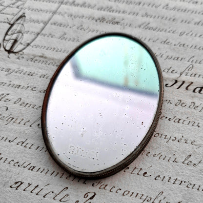 antique cold cream mirror j simon