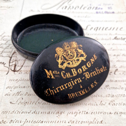 antique dentist box brussels