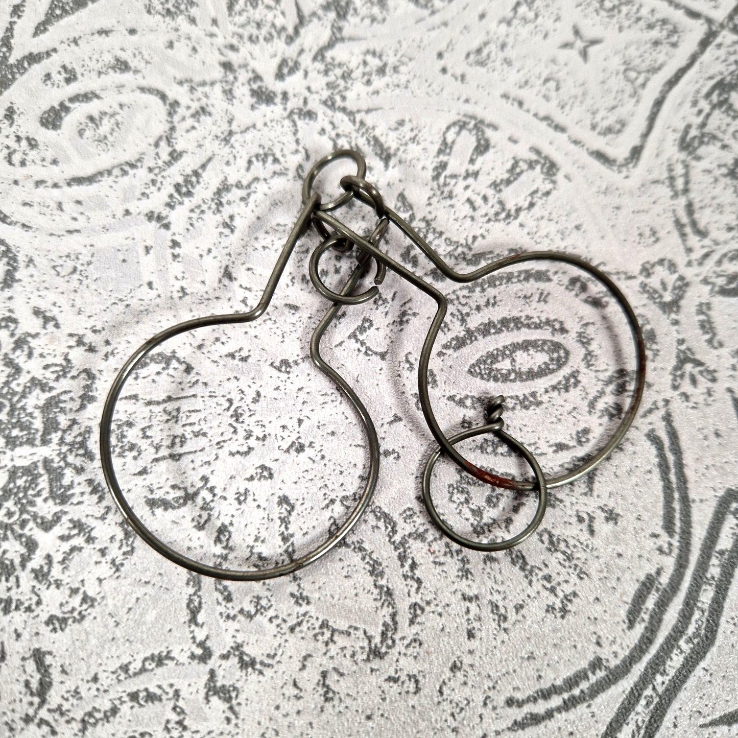 antique devil wire patience toy