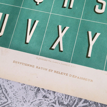 antique egyptian relief alphabet