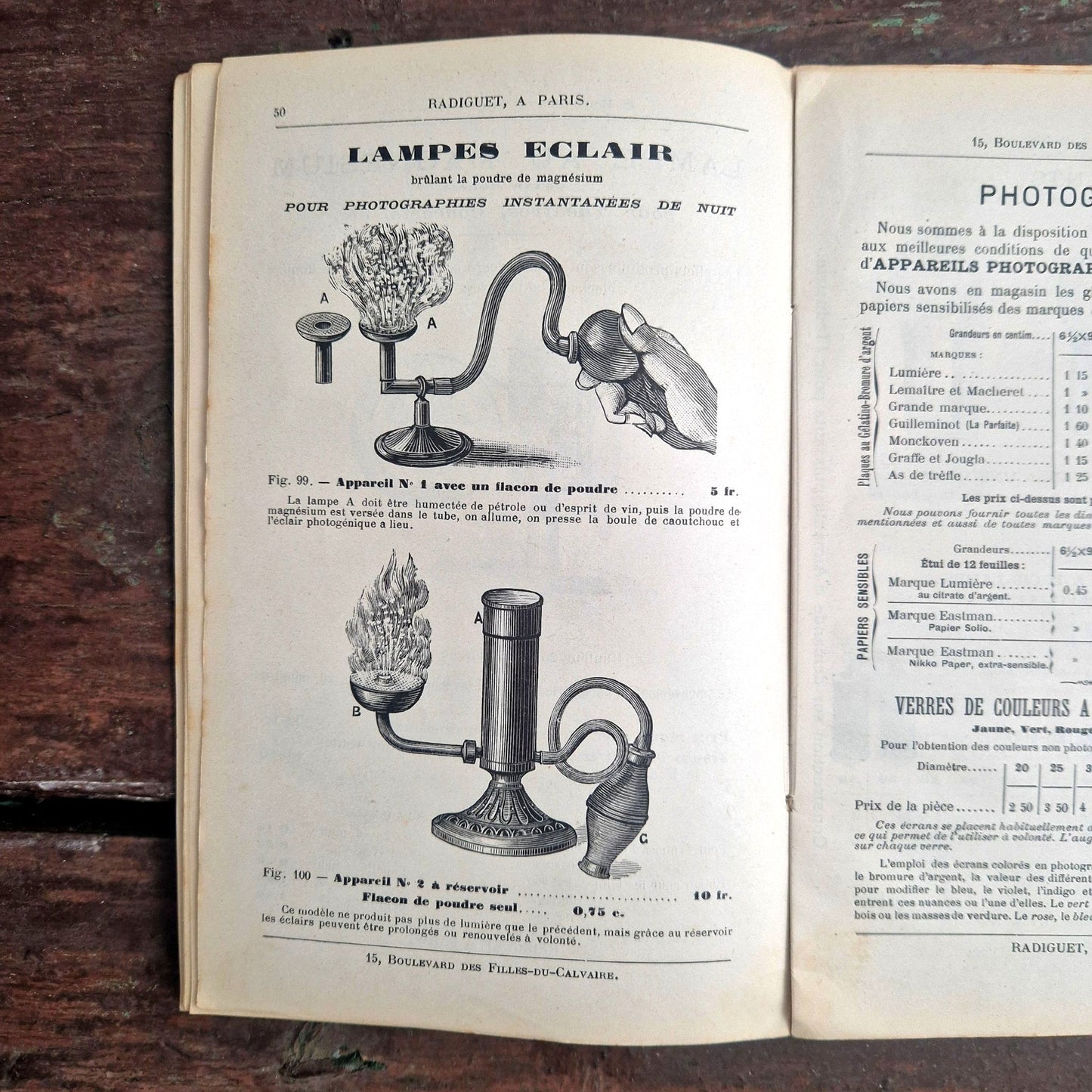 antique electric apparatus book radiguet paris