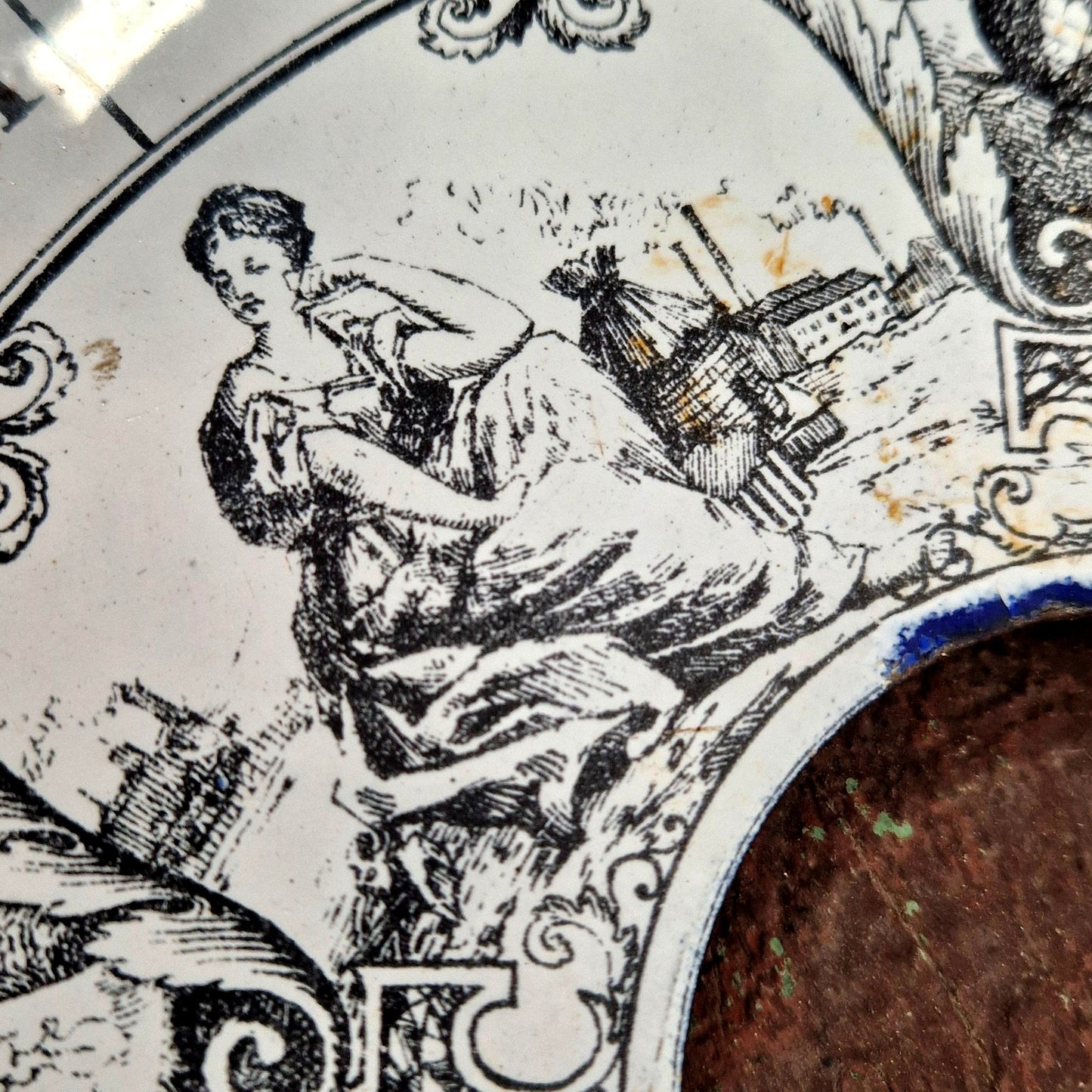 antique enamel disc cigar vending