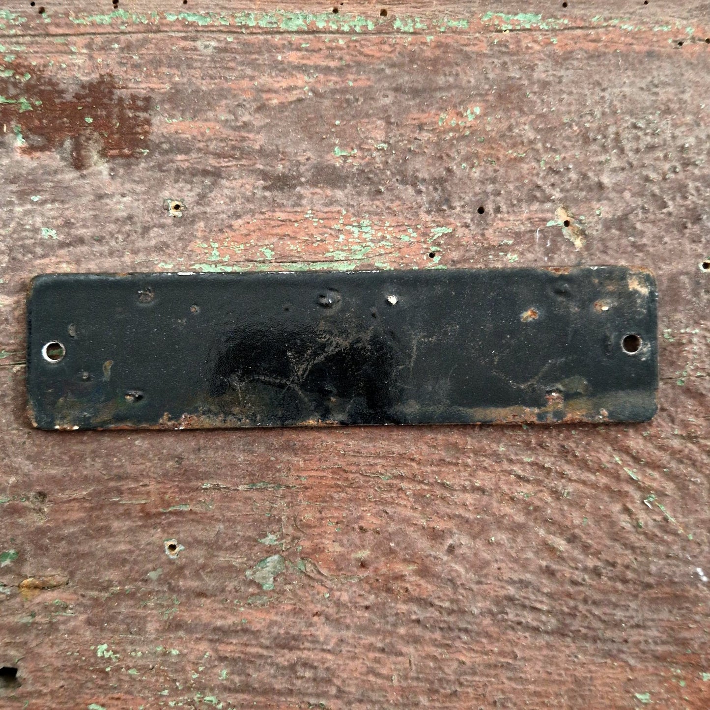 antique enamel drinking water sign