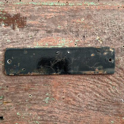 antique enamel drinking water sign