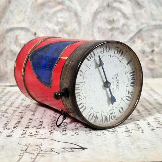 antique fairground lottery wheel box