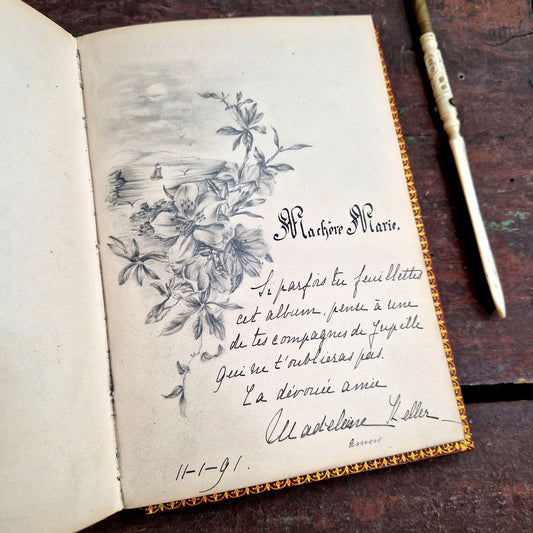 antique feminine memory album belgium