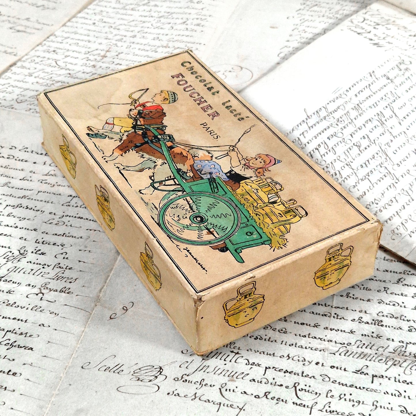 antique foucher chocolate box