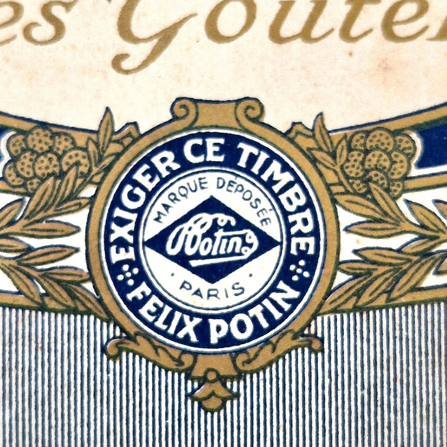 antique french chocolate box felix potin