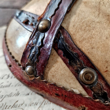 antique french game paddle curiosity