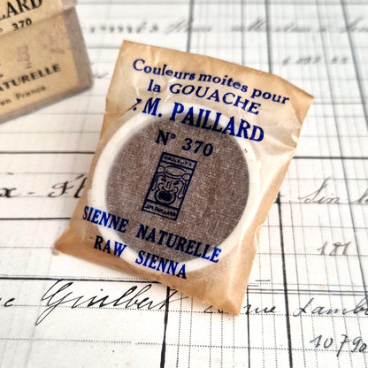 antique french paint box sienna n370