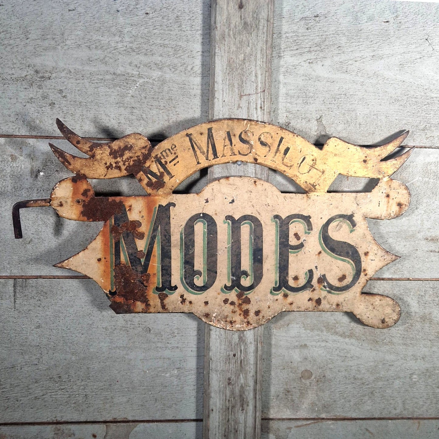 antique french sign modes