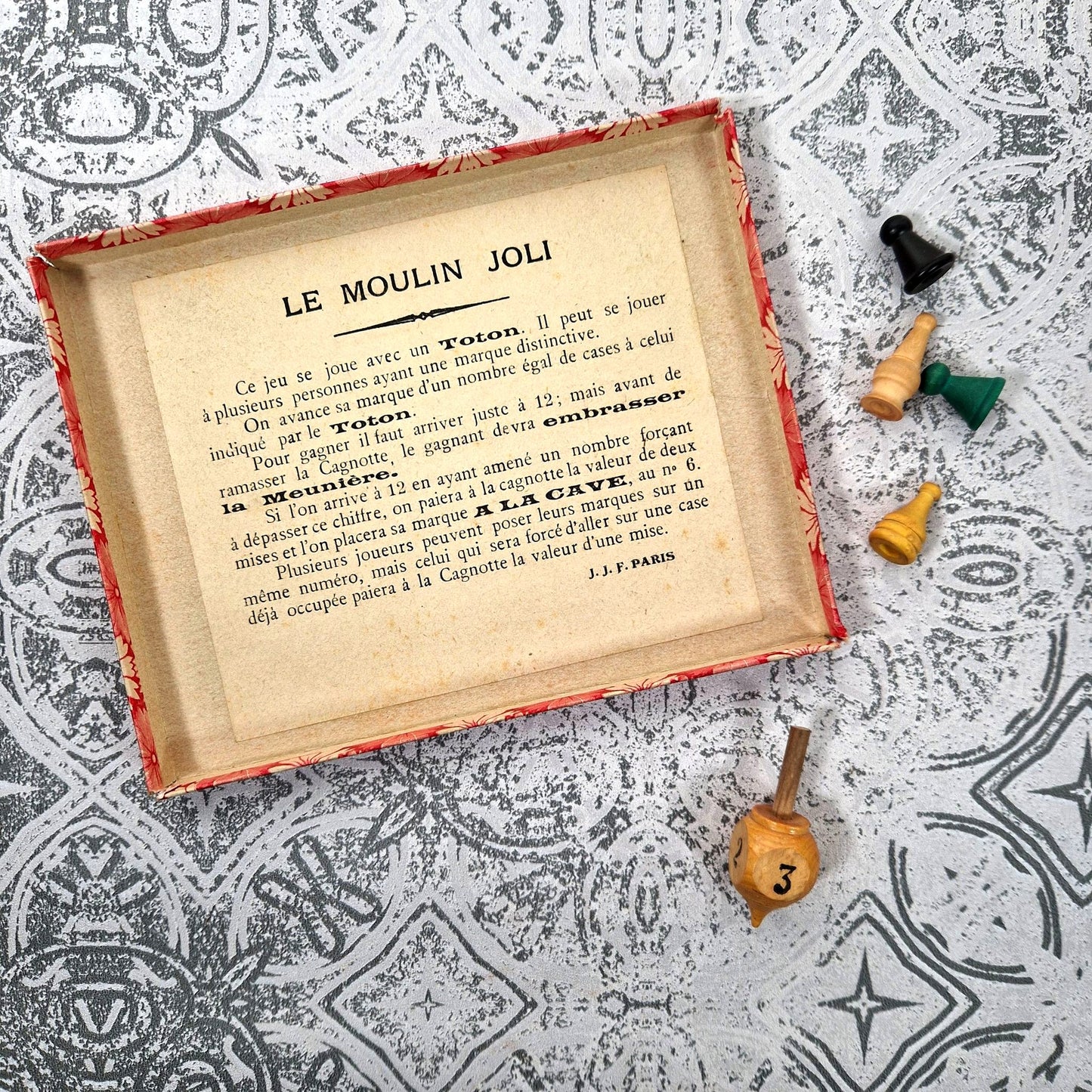 antique game le moulin joli