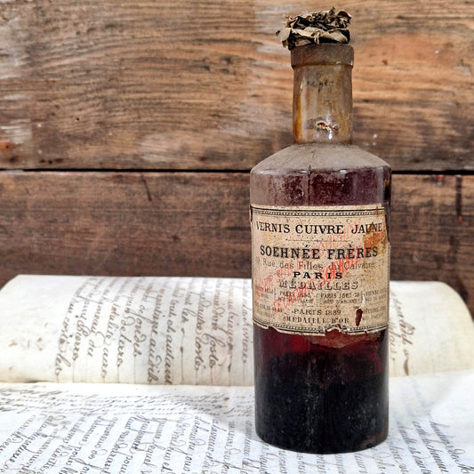 antique glass bottle paris soehnee