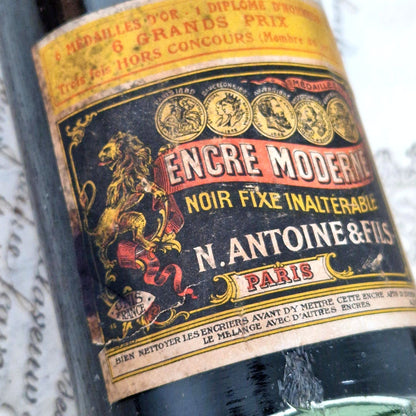antique ink bottle n antoine paris