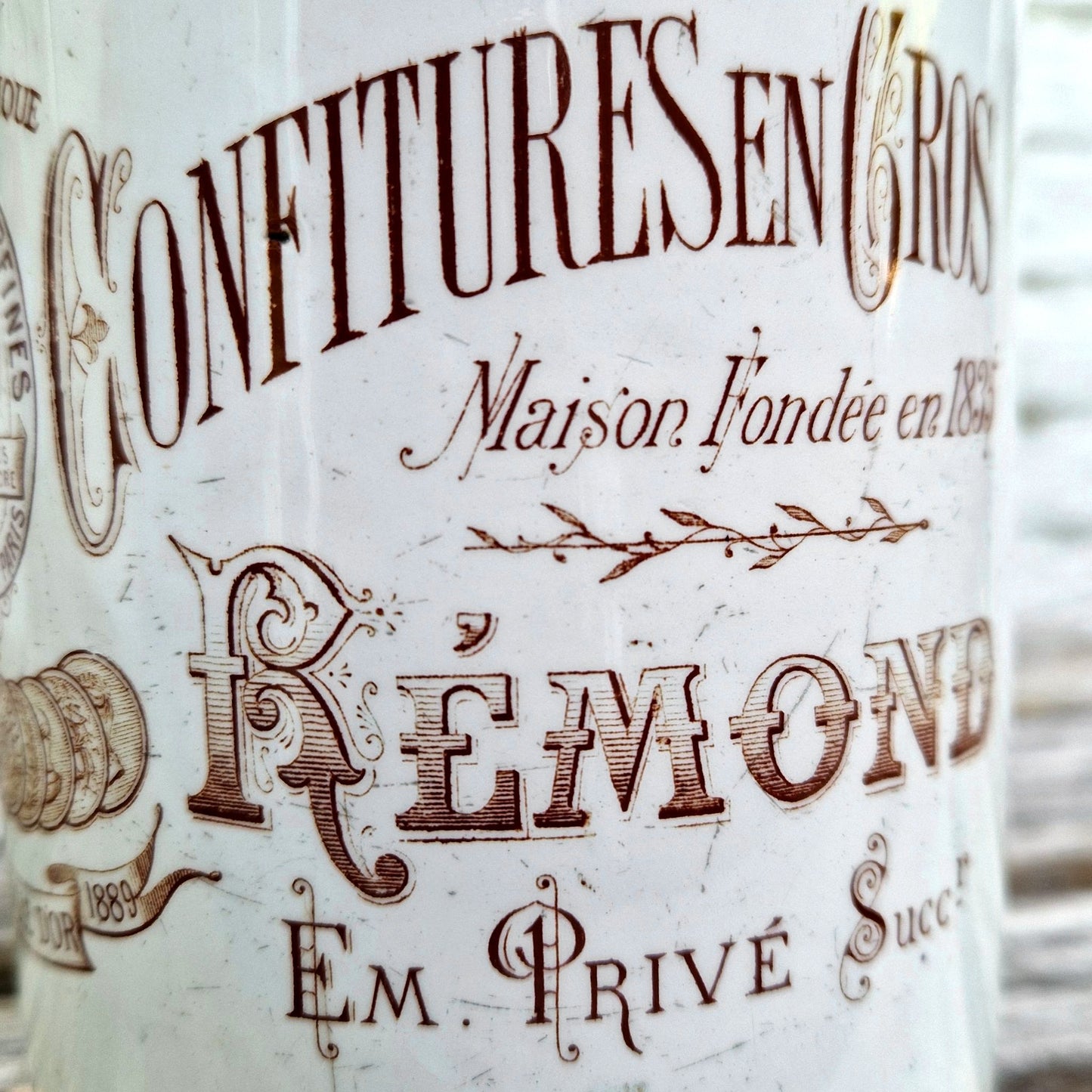 antique jam pot remond paris