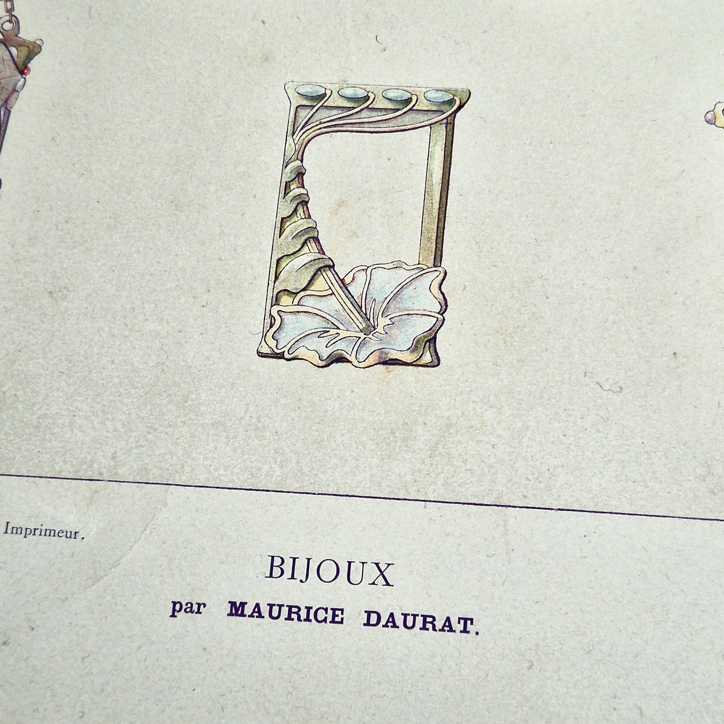 antique jewelry illustration 1900