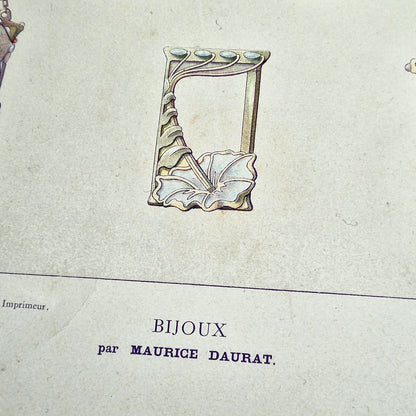 antique jewelry illustration 1900