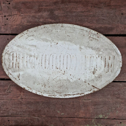 antique litho beer plaque france