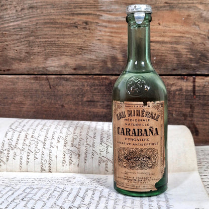 antique medicinal bottle carabana
