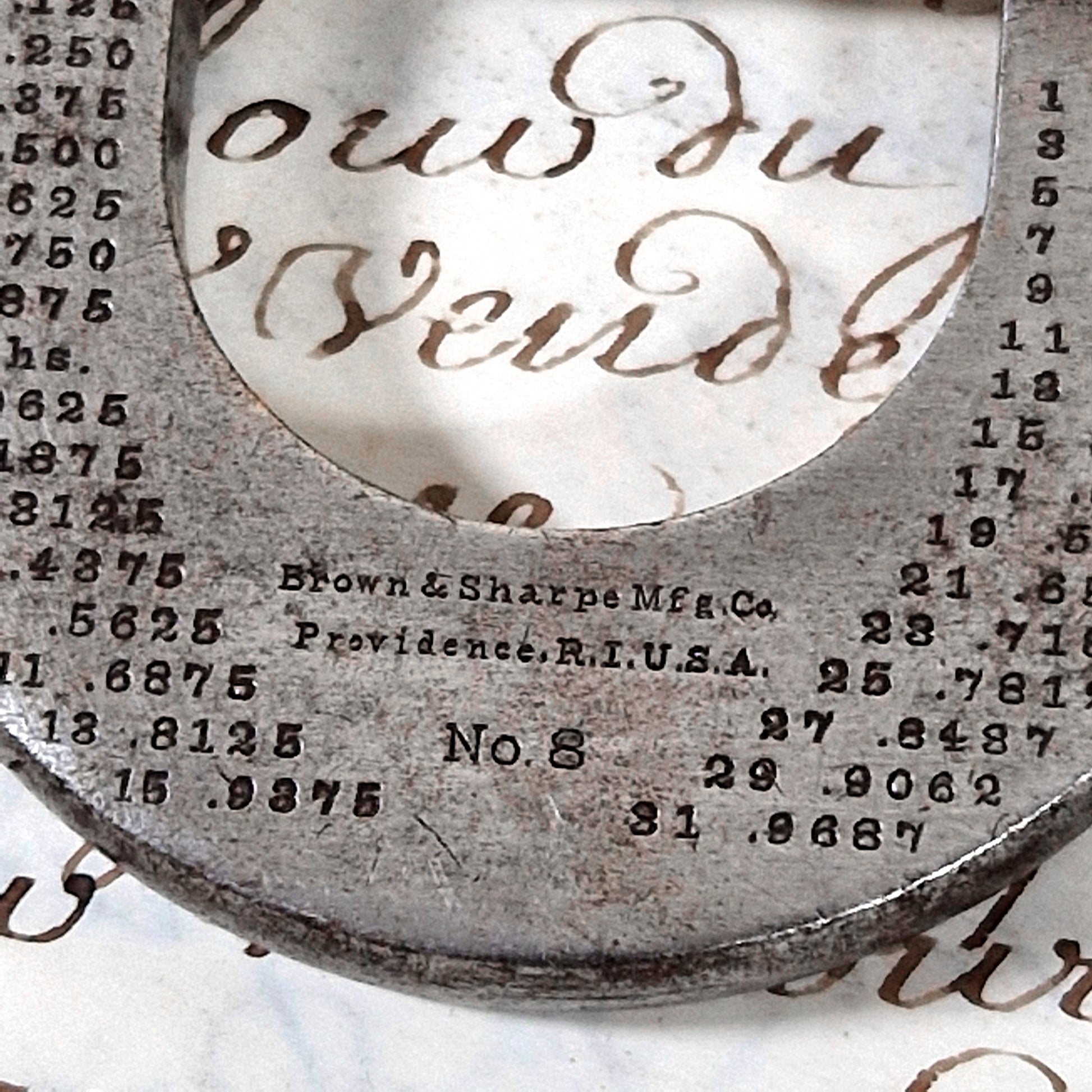 antique micrometer brown sharpe no8