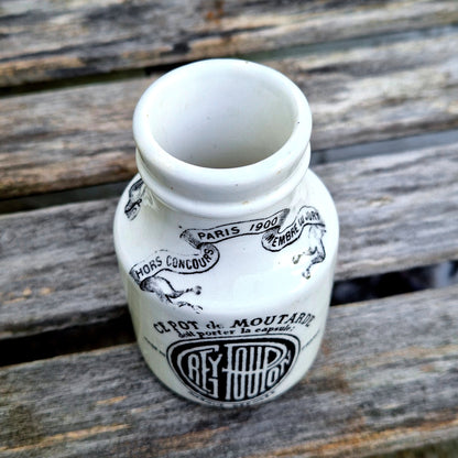 antique mustard pot grey poupon