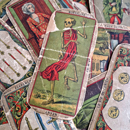 antique occult tarot 1860