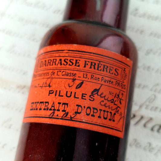 antique opium bottle paris