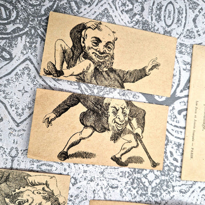 antique paper game four vagabonds