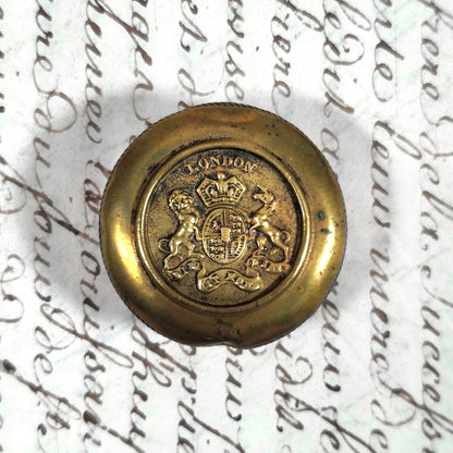 antique pen box engraved london