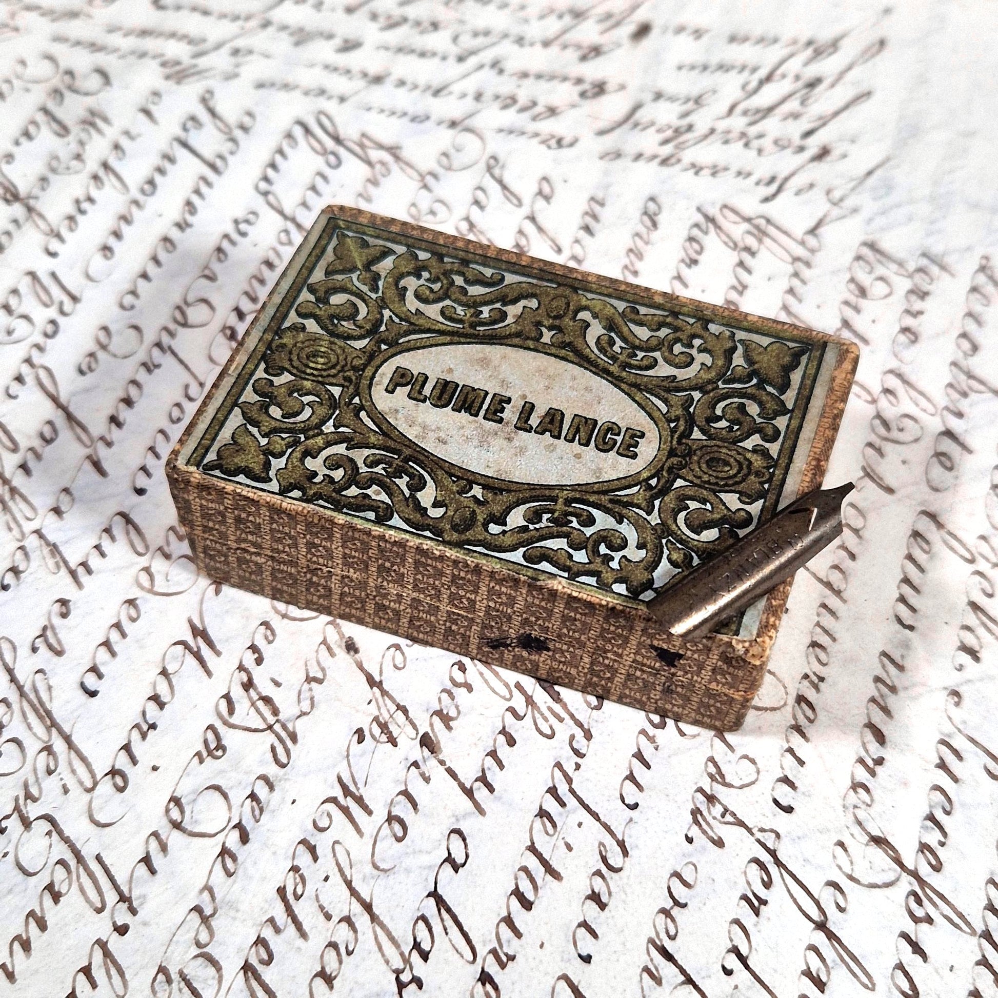 antique pen nibs box blanzy poure 2