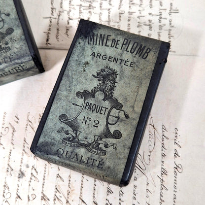 antique pencil lead box france