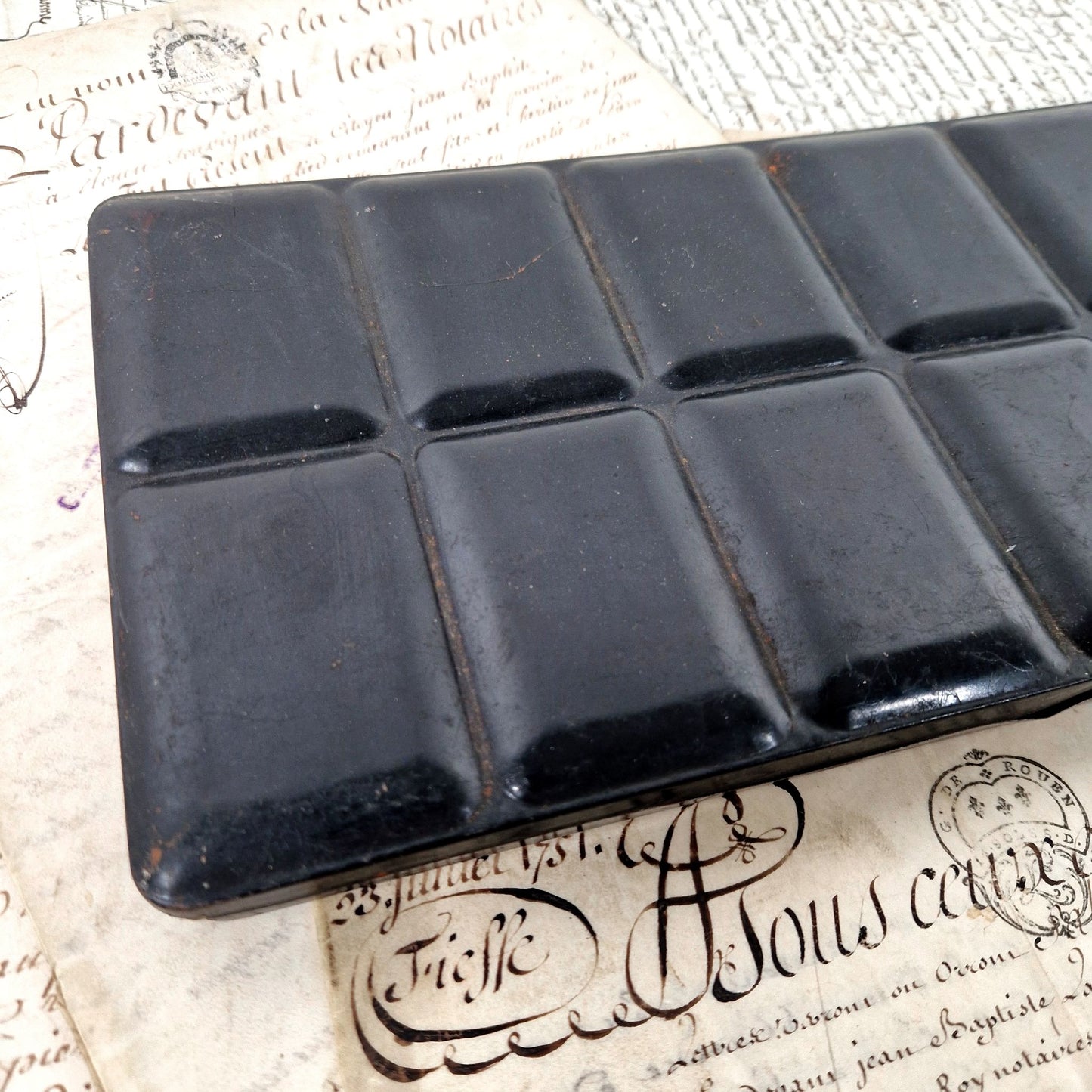 antique photo-color box handcoloring