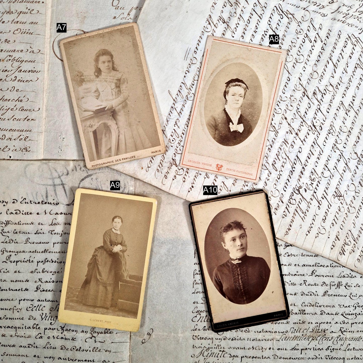 antique portrait men women paris