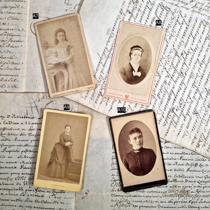 antique portrait men women paris