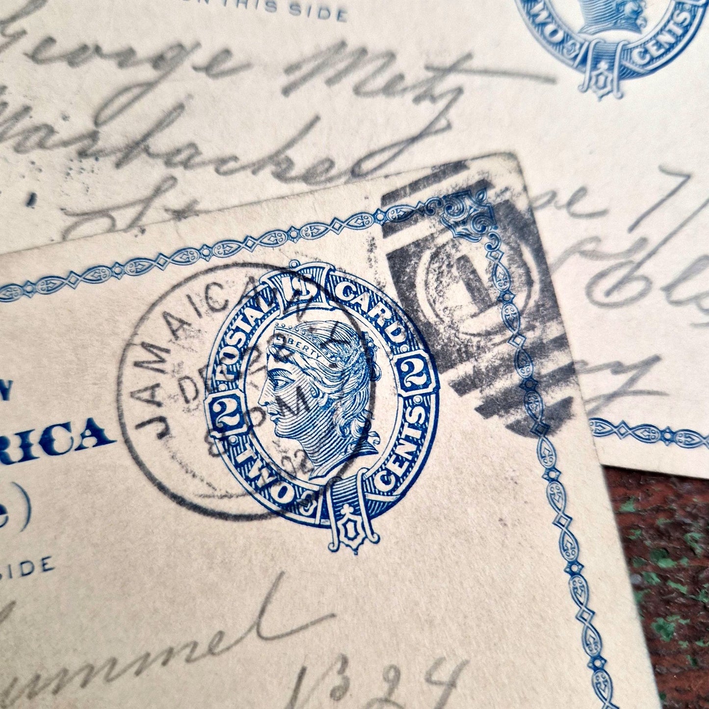 antique postcard USA