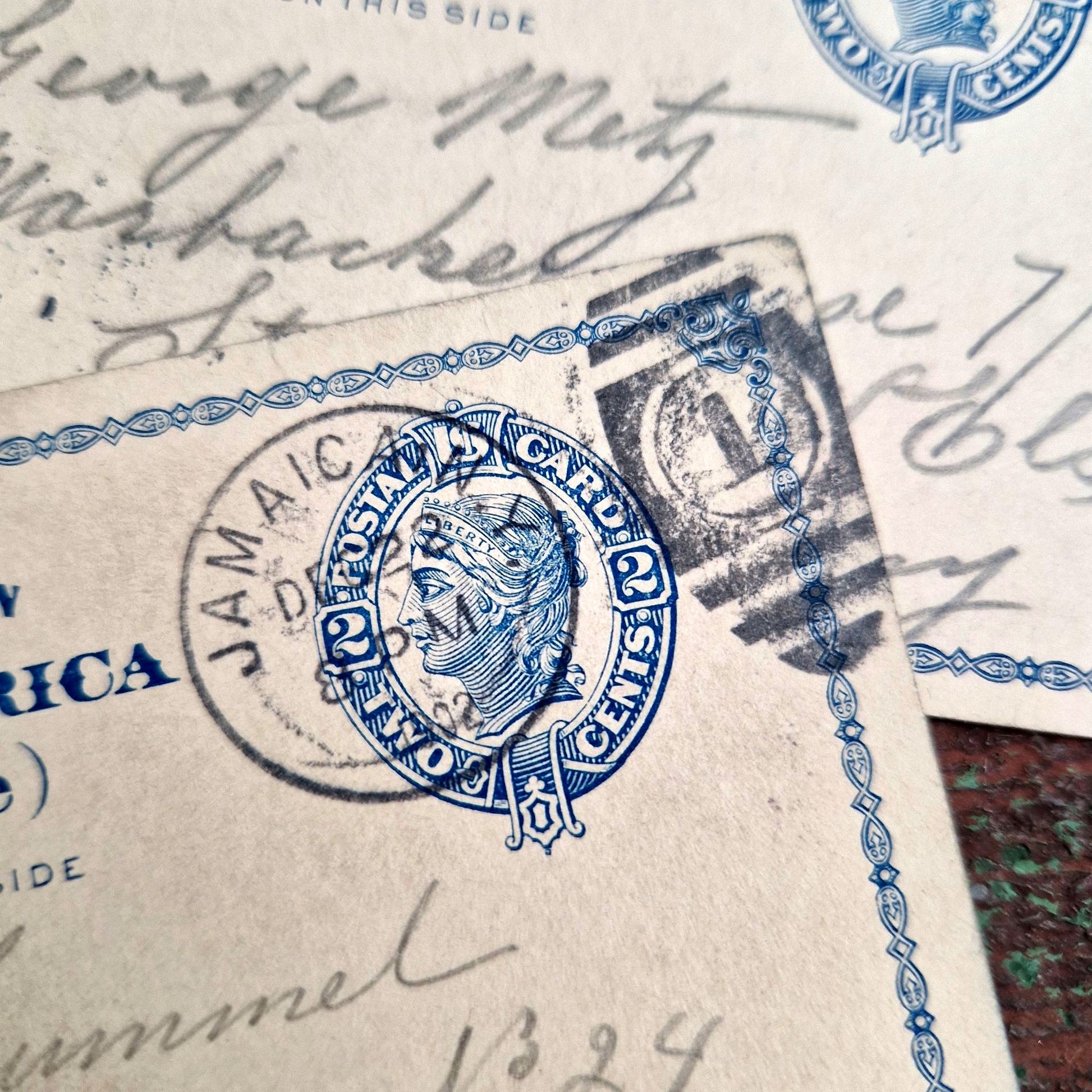 antique postcard USA