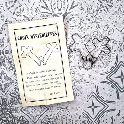 antique puzzle the mysterious cross