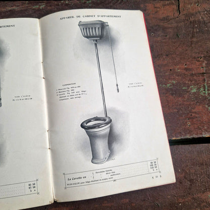 antique sanitary catalogue paris