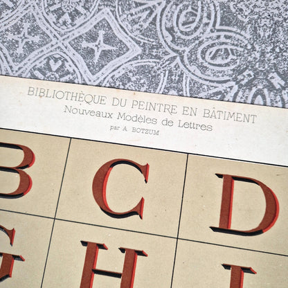 antique shadowed capitals 1900 botzum