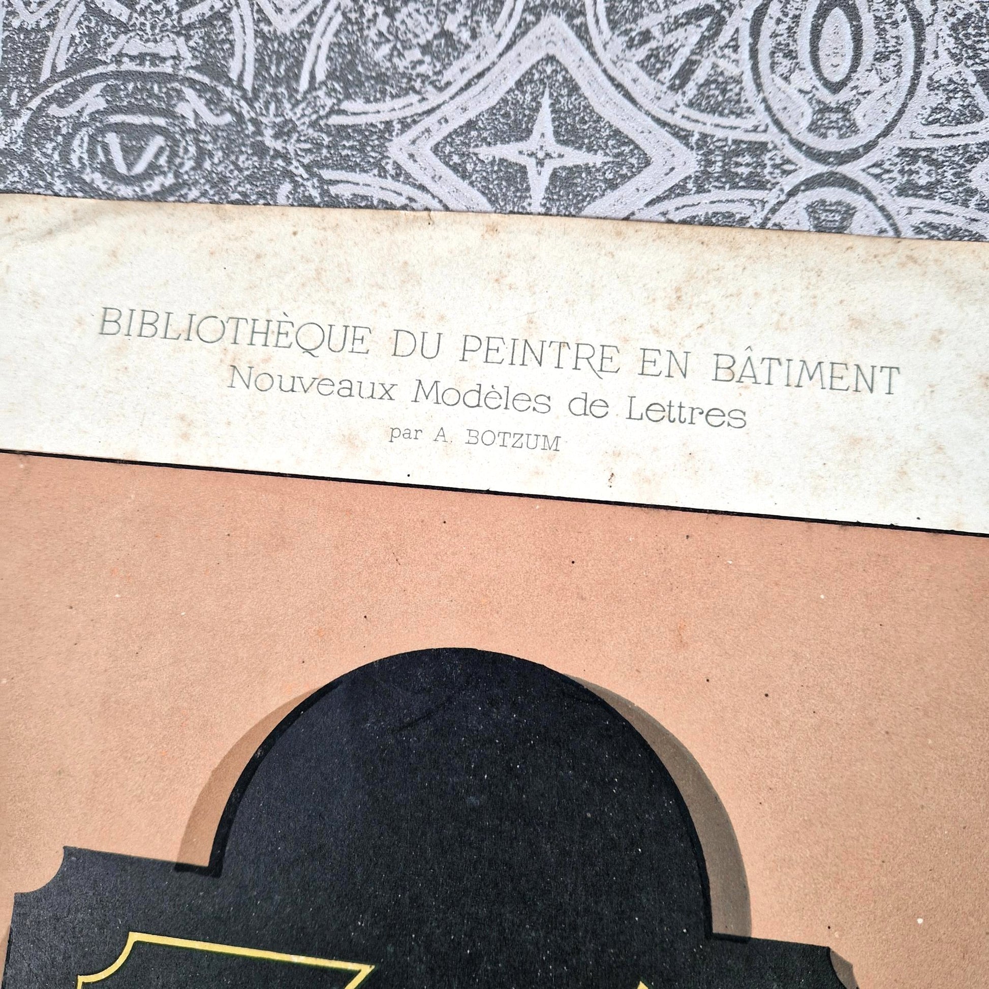 antique shop sign typography hairdresser