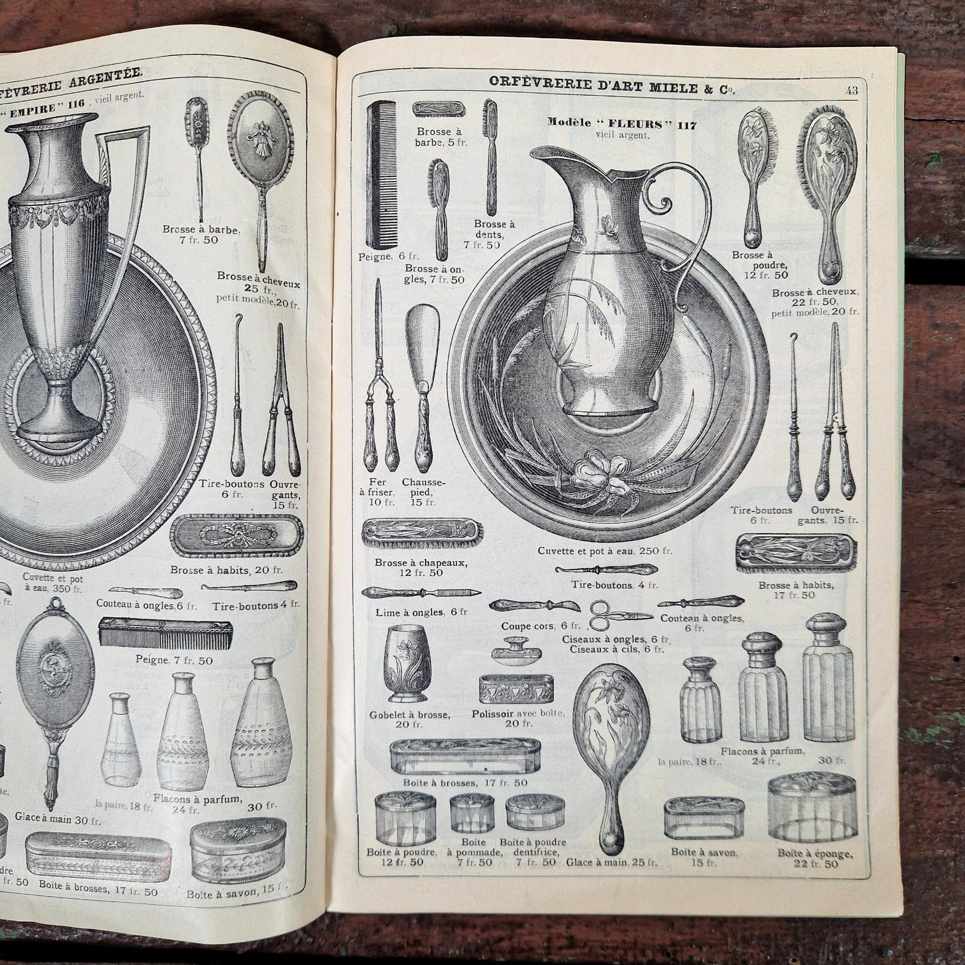 antique silverware catalog miele paris