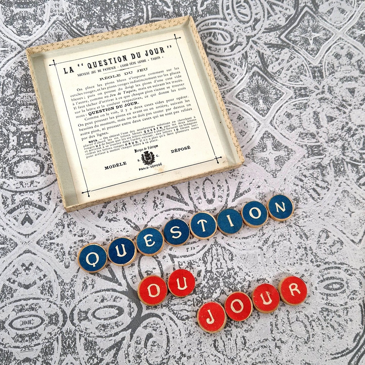 antique sliding puzzle question