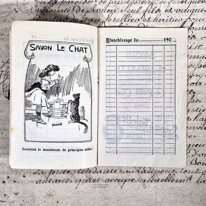 antique soap cat advertising marseille