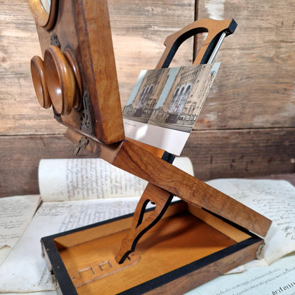 antique stereoscope collection piece