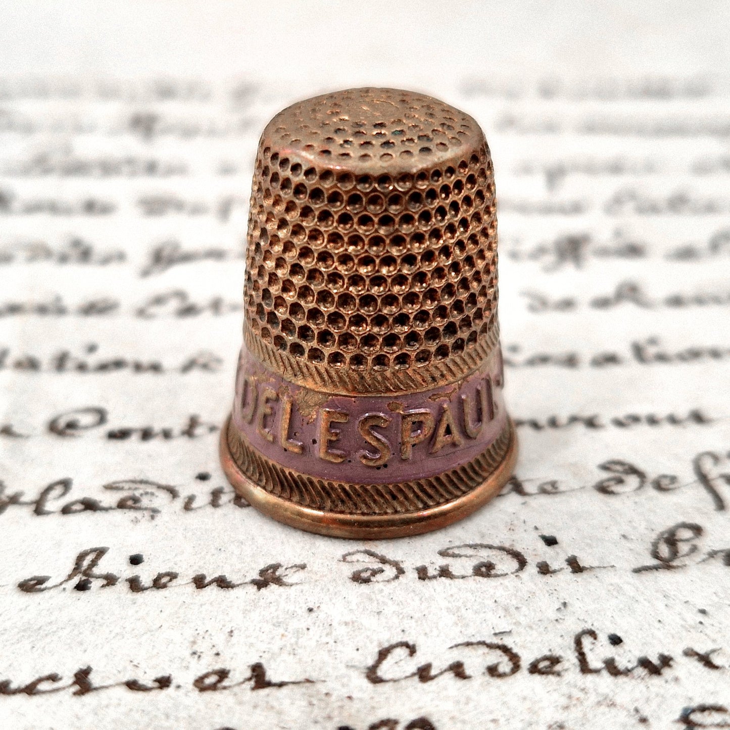 antique thimble delespaul havez