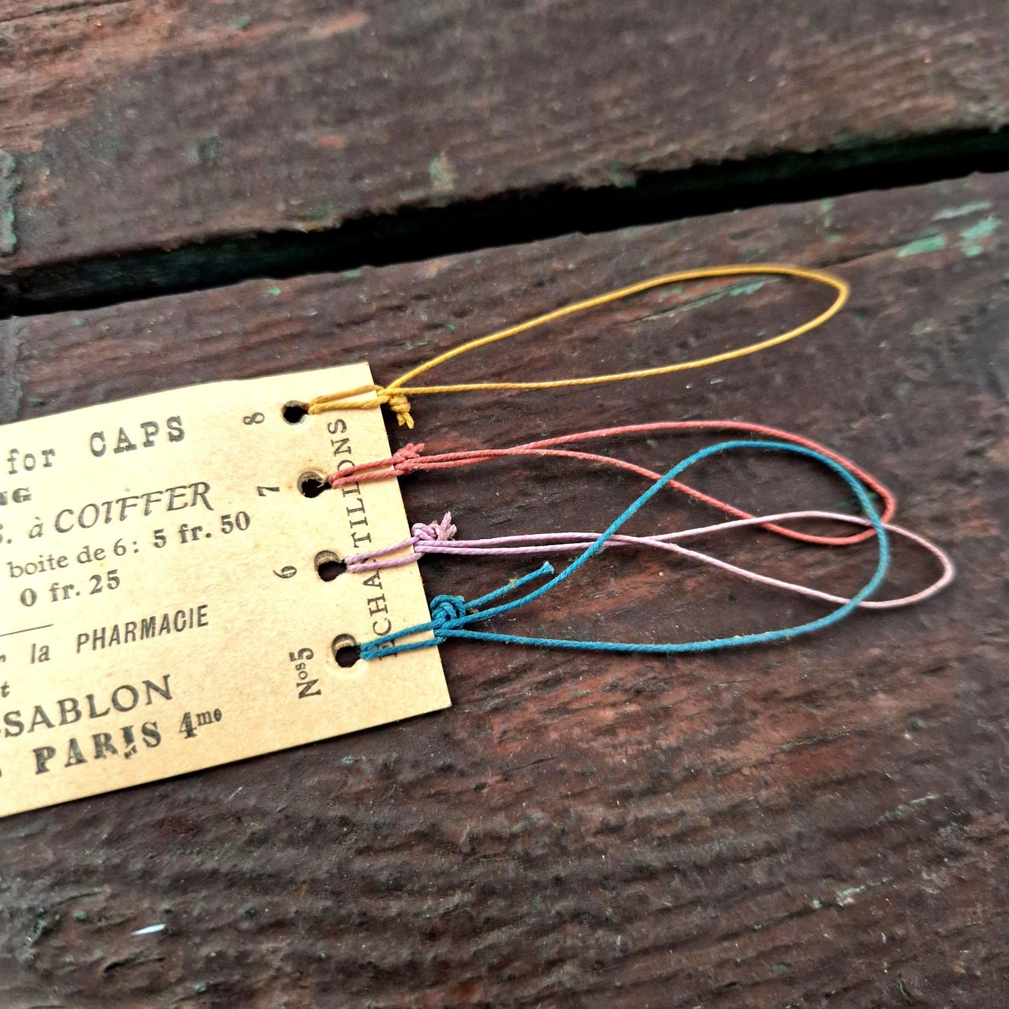 antique thread for caps