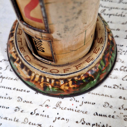 antique tin calendar 1930s advertising