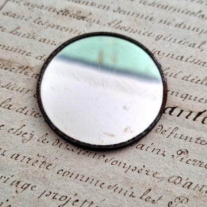 antique tin mirror rabier
