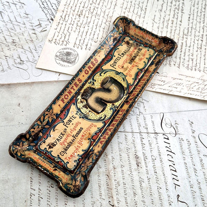antique tin tray advertising