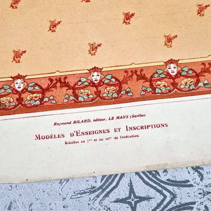 antique typography concert